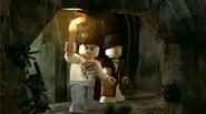 Indiana Jones and Satipo inside of the Lost Temple
