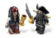 Jack Sparrow and Blackbeard