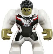 Hulk with Black Hair and White Jumpsuit