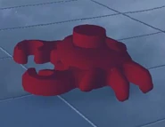 A red crab in LEGO Worlds