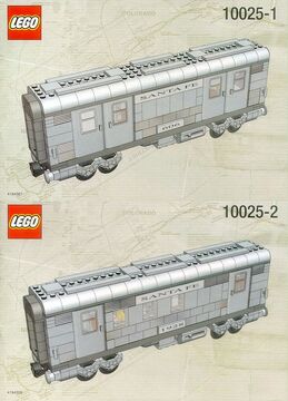 10025 Santa Fe Cars Set I Brickipedia Fandom