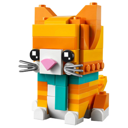 LEGO Brickheadz 40441 Ensemble chaton et chat à poils courts, ages 8 and  up. : : Jeux et Jouets