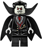 Lord Vampyre, an example of a minifigure with a glow-in-the-dark head