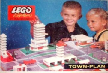 Lego town shop plan 1955