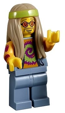 Hippie lego minifigure sales