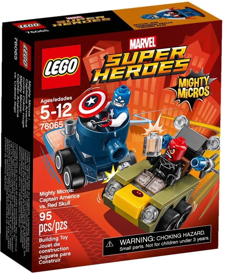 76065 Mighty Micros: Captain America vs. Red Skull | Brickipedia