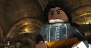 Snape attempting to teach Harry Occlumency