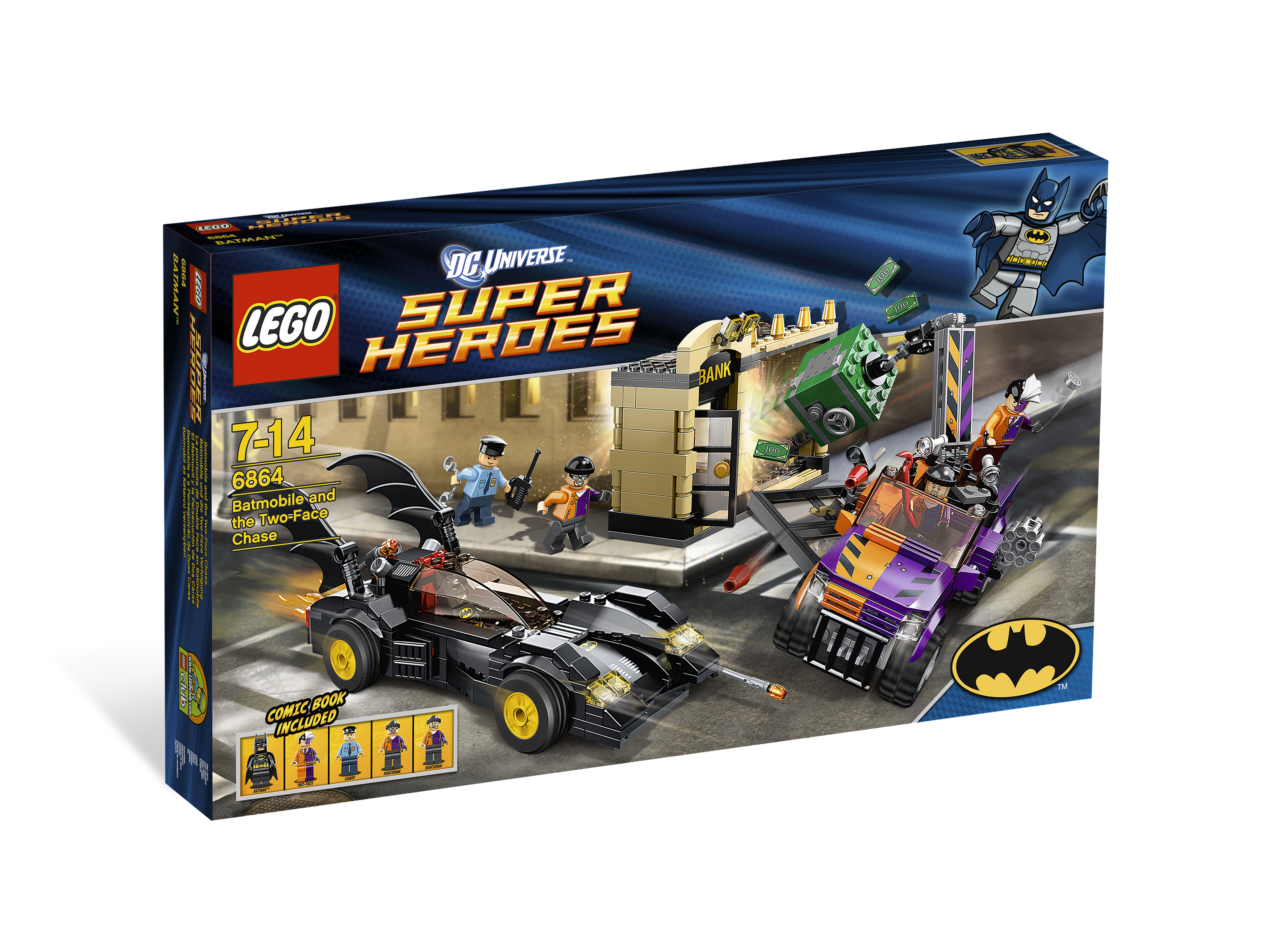  LEGO Batman 7781 The Batmobile - Two-Face's Escape : Toys &  Games