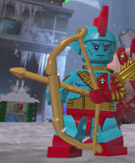 Yondu wearing his classic costume in LEGO Marvel Super Heroes 2.