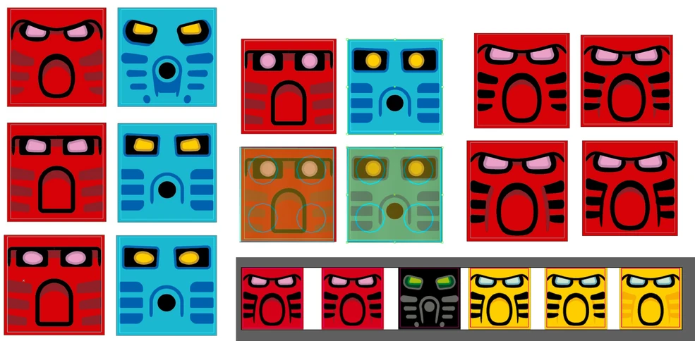 ☆たま☆T&A様 BIONICLE Tahu and Takua : Set 40581-1 | BrickLink