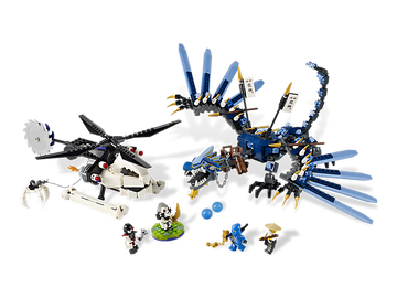 2521 Le combat du dragon de foudre Wiki LEGO Fandom