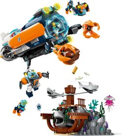 リクエスト分(^^) Amazon.com: LEGO City Deep-Sea Explorer Submarine 60379