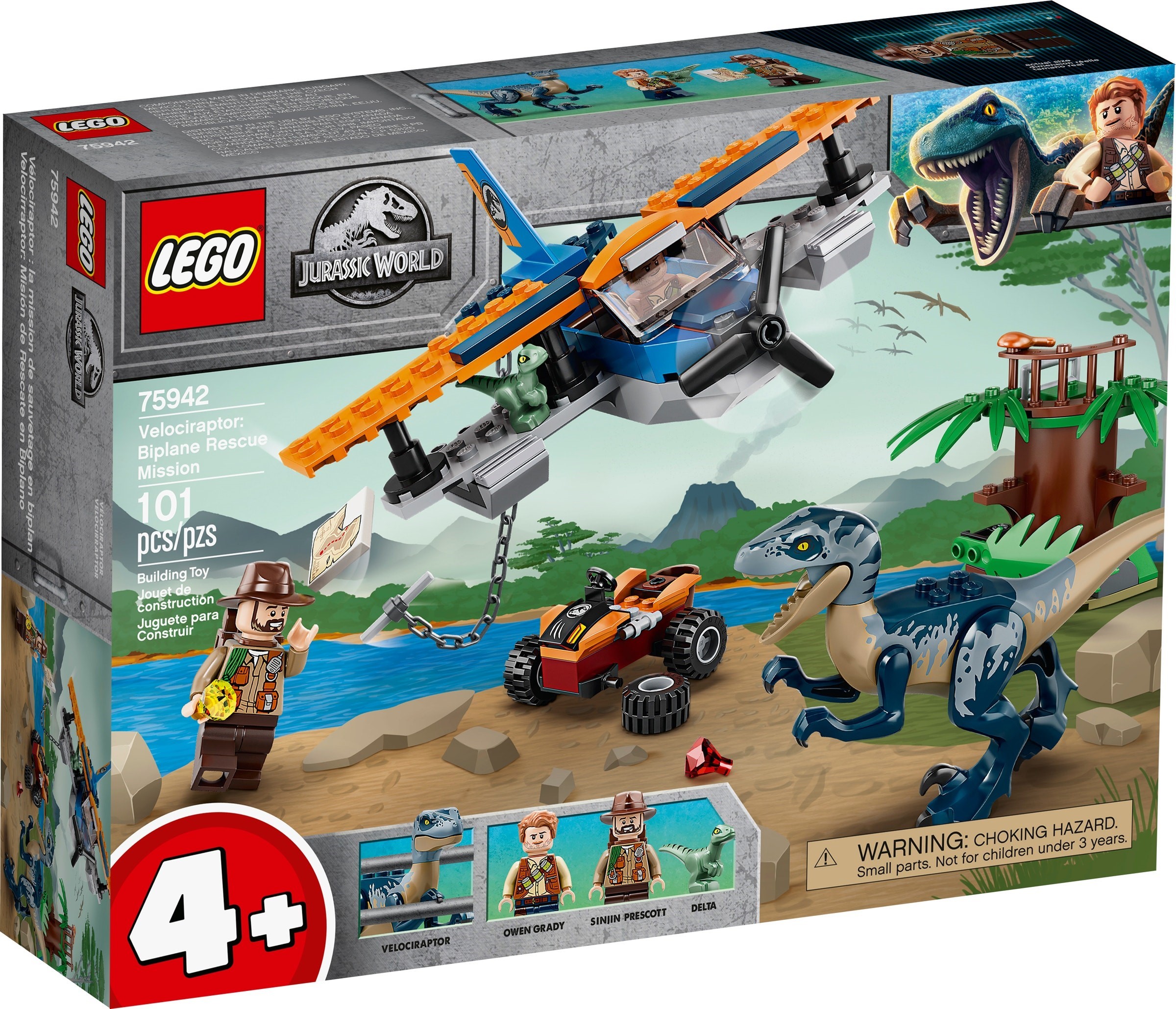 75942 Velociraptor Biplane Rescue Mission Brickipedia Fandom