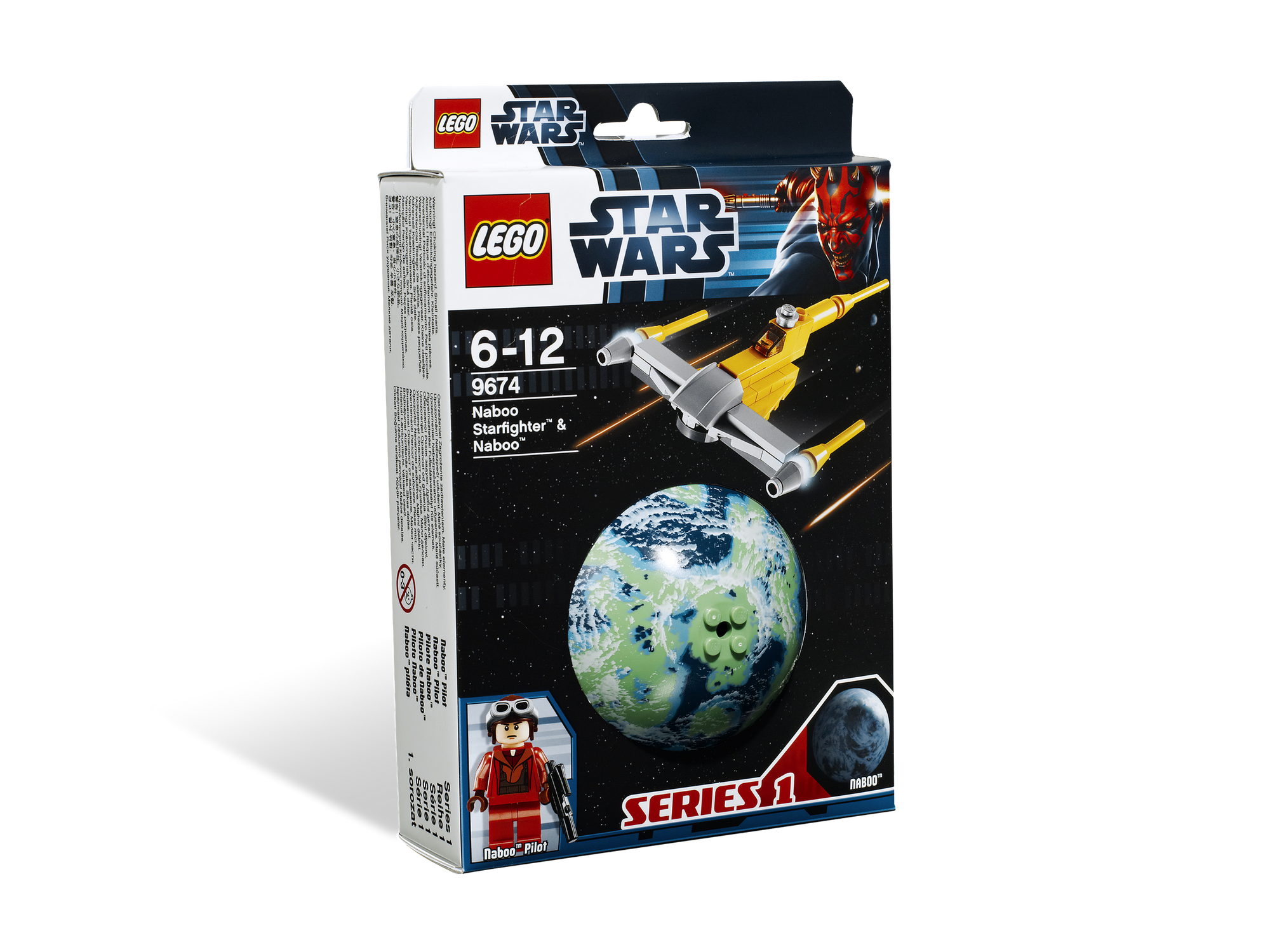 LEGO NEUF scellé Star Wars 9674 naboo starfighter & naboo pilot series 1
