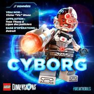 LEGO Dimensions Cyborg bio