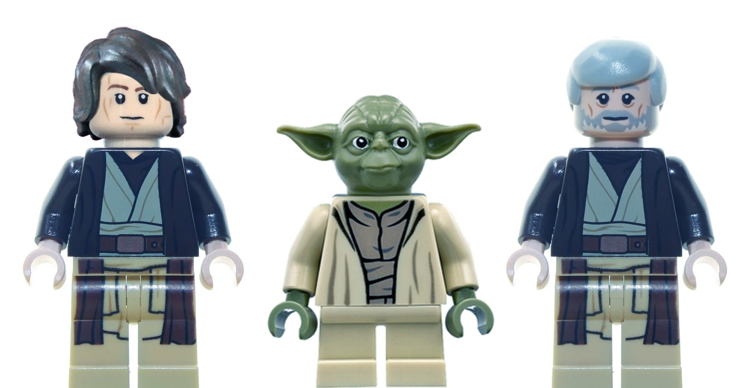 Custom Anakin Yoda and Obi Wan Ghosts Brickipedia Fandom