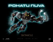 Pohatu Nuva in BIONICLE The Game - Character Name on Black 1280x1024