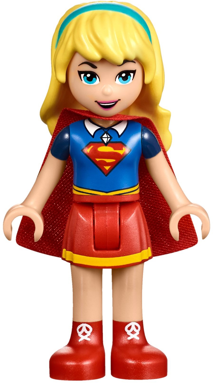 Lego Supergirl Head Yellow Hair piece from set 76040 Super Heroes BRAND NEW 