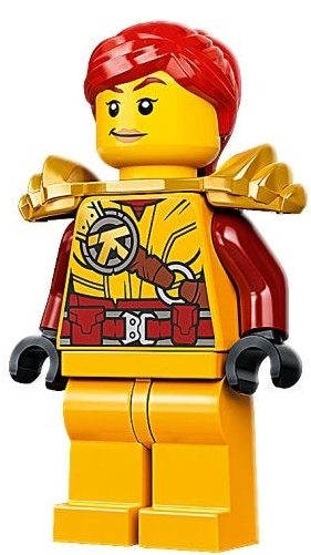 LEGO Ninjago Minifigure - Eyezor / Thug, mohawk, tattoo