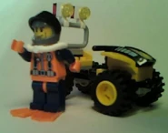 The Coast Guard Worker with the 7042 Dune Patrol Buggy