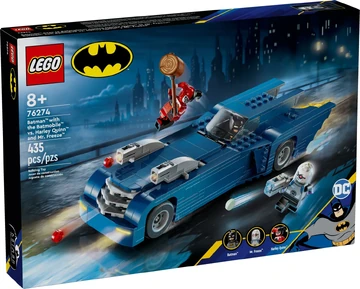76274 Batman with the Batmobile vs. Harley Quinn and Mr