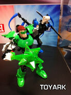 Green Lantern as displayed at the ToyFair.