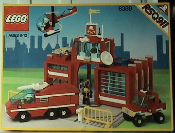Lego fire station 1990s outlet