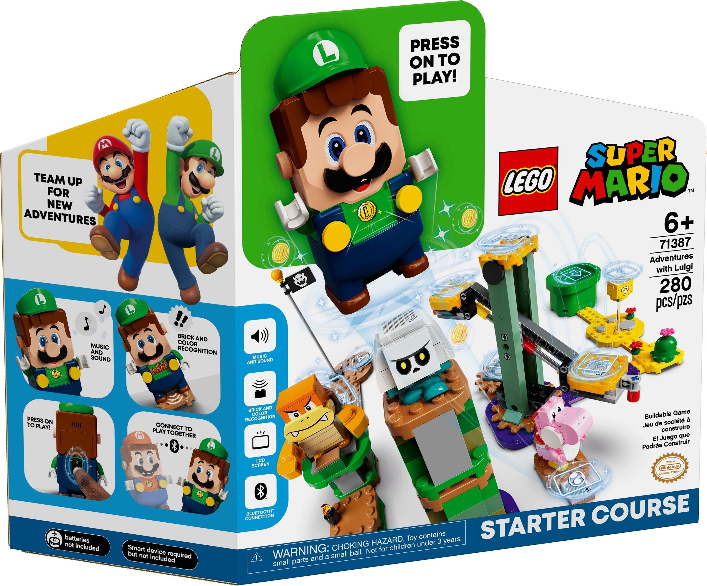 Lego 66677 Super Mario 2 in 1 Super Pack Building Kit (Contains 71360  Adventures with Mario and 71393 Bee Mario) Collectible Toy for Creative  Kids 6+