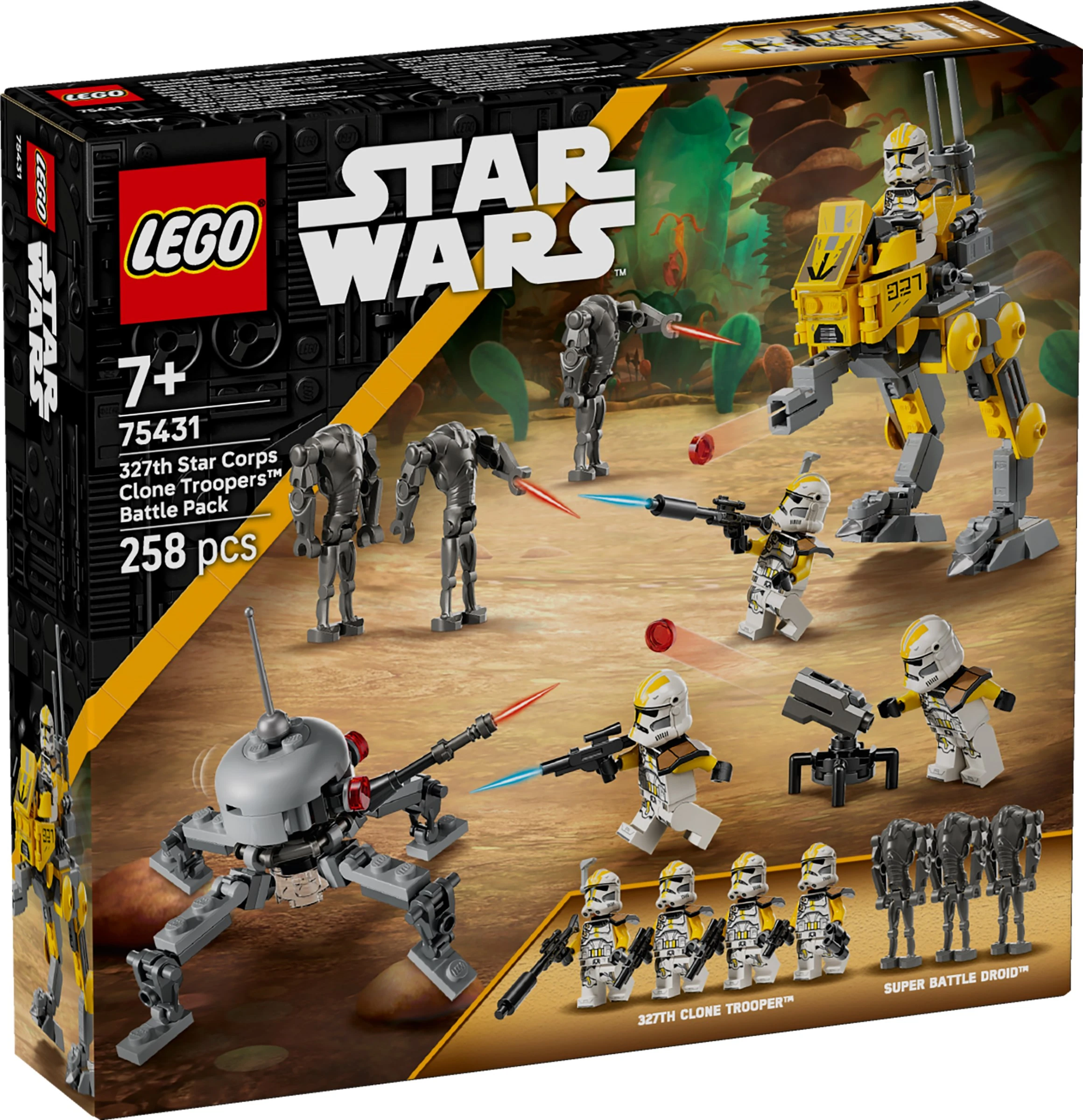 75431 327th Star Corps Clone Troopers Battle Pack | Brickipedia