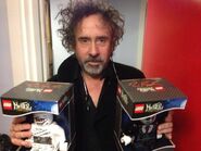 Avec Tim Burton