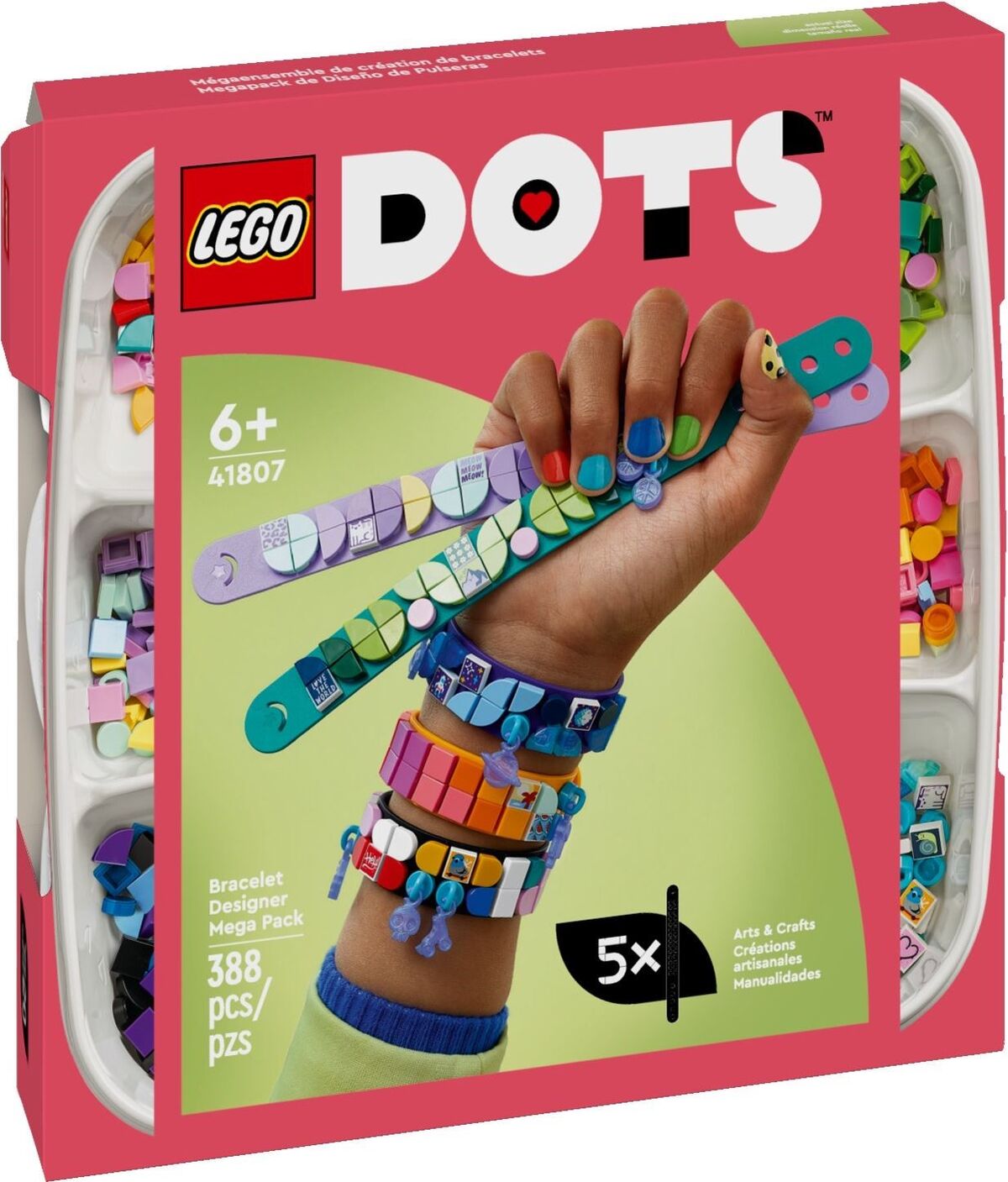 LEGO DOTS Lots of DOTS Lettering Tiles 41950 Ultimate Collection Arts &  Crafts Kit for Kids, Make Custom Messages, Room Decorations, Express