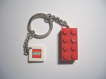 LEGO® Red Brick Key Chain 850154, Other