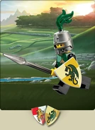 A Sword Knight wielding a spear