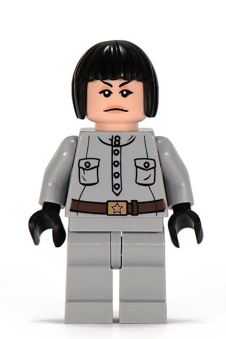 LEGO Indiana Jones Irina Spalko Female Minifigure with Bob Hair Cut 