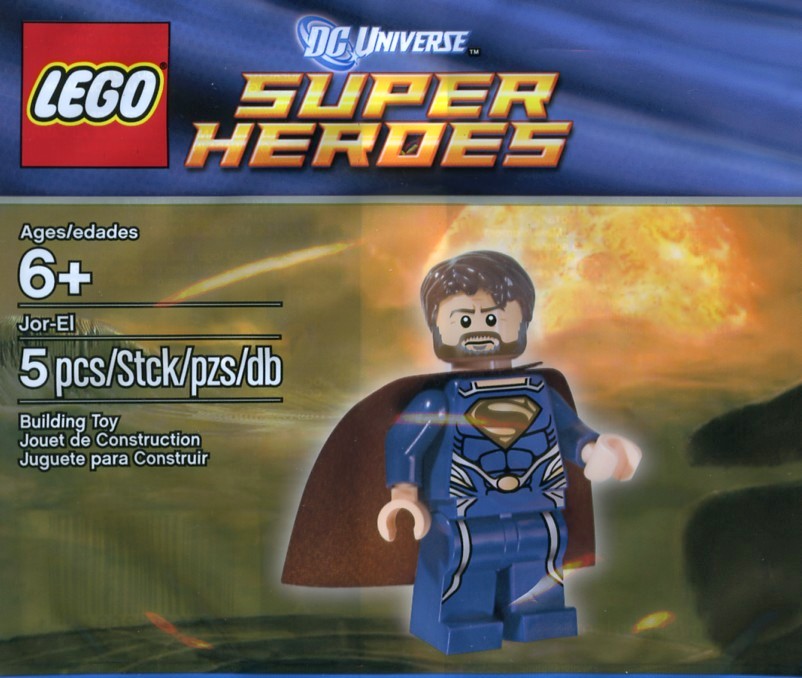 Jor-El LEGO Super Heroes: Superman MiniFigure Set 5001623 New in Polybag 