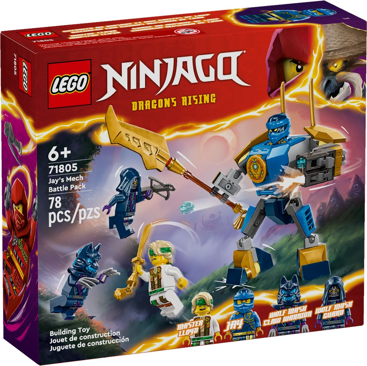 茶 arisa LEGO Ninjago Battle Pack Review: Jay's Mech (2024 Set 71805