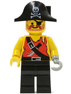 LEGO Pirate Chess Captain (King) Minifigure Comes In