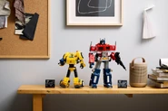 Another Promotional Photo along with 10302 Optimus Prime