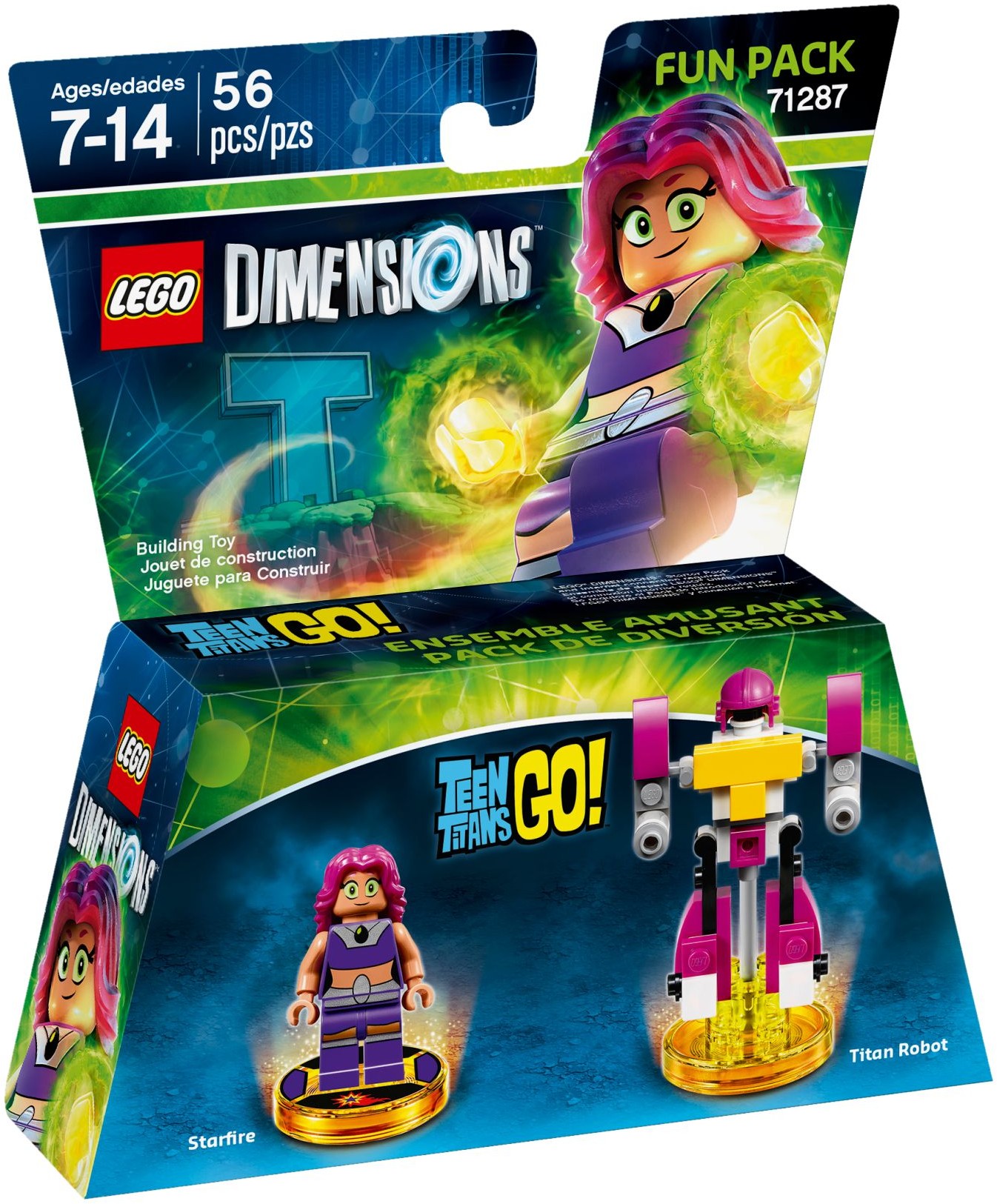 71287 Teen Titans Go Starfire Fun Pack Brickipedia Fandom