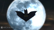 Bat logo on moon LB2