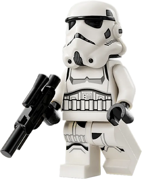 Lego stormtrooper minifigure top