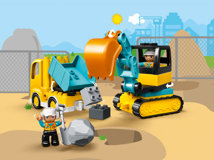 Le Camion Et La Pelleteuse Wiki Lego Fandom
