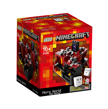 Minecraft Lego World Zombie, Blaze Bridge Nether Set