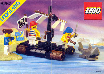 Le topic de la petite brique LEGO - Page 7 6257_Castaway%27s_Raft