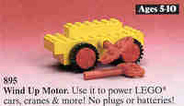 Wind up motor top