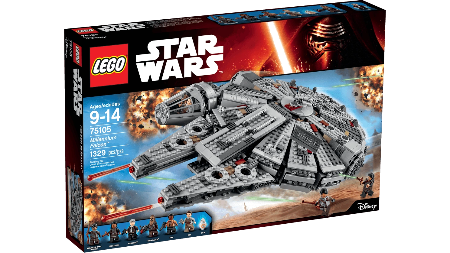 millennium falcon lego set