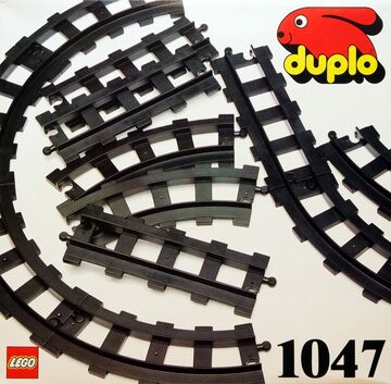Duplo extra train track top