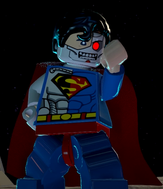 Lego dc super villains sales cyborg superman