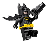 Batman with grappling hook gun.