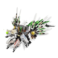 Dragon suprême, de gauche à droite foudre, terre, feu et glace 9450